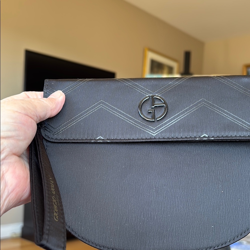 Giorgio Armani Black Unisex Bag